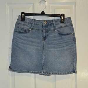 Rewash Blue Mini Jean Skirt Casual
